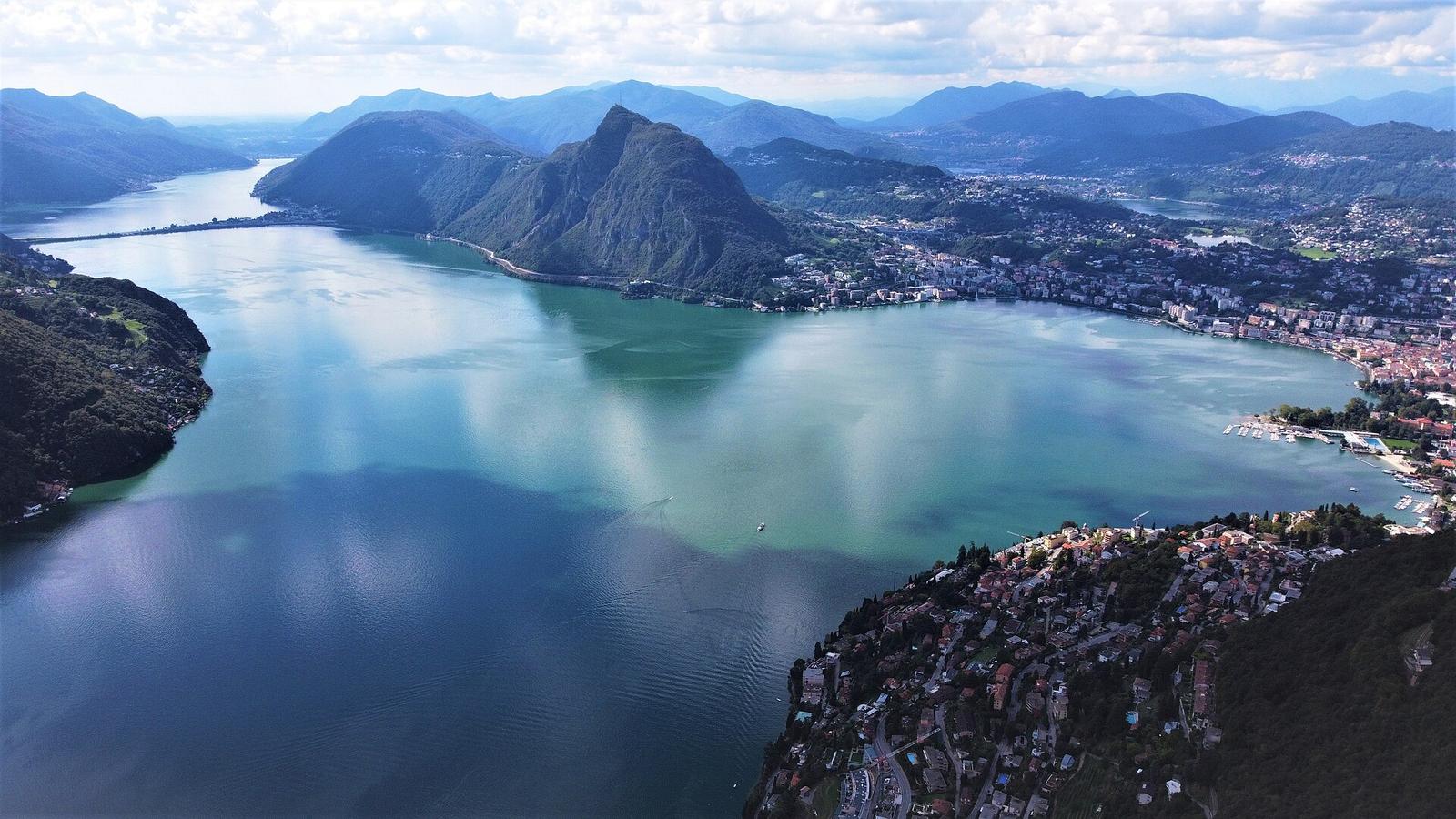 Lugano from Monte Bre